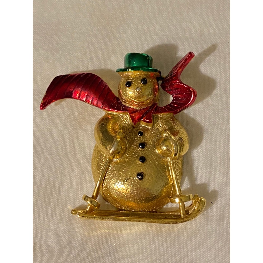 Vintage Gerry's Snowman‎ Pin